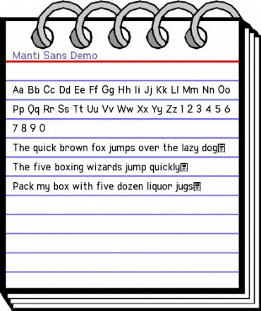 Manti Sans Demo Regular animated font preview Manti Sans Demo Regular animated font preview