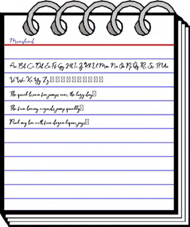 Manyland Free Regular animated font preview Manyland Free Regular animated font preview