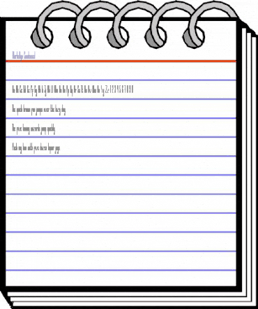 Marbellya Cond Regular animated font preview