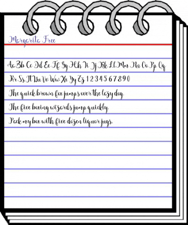 Margarita Free Regular animated font preview Margarita Free Regular animated font preview