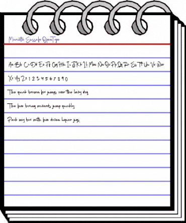 Marietta Sussafe Regular animated font preview Marietta Sussafe Regular animated font preview