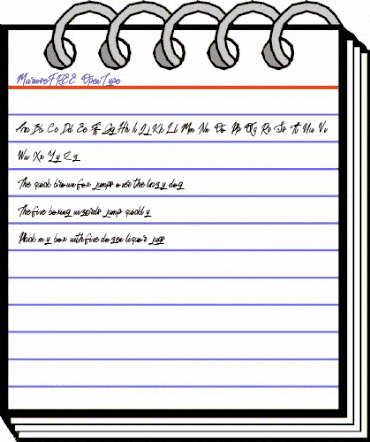 Mariose FREE Regular animated font preview Mariose FREE Regular animated font preview