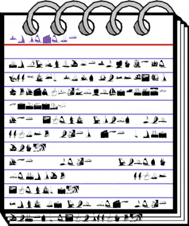 Maritime Regular animated font preview