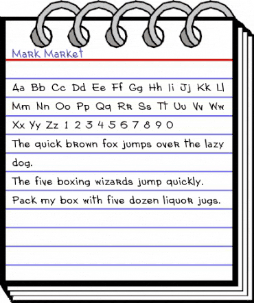 Mark Market Regular animated font preview Mark Market Regular animated font preview