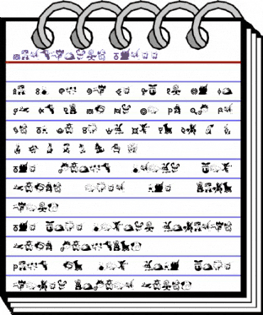 Markdings Three Regular animated font preview