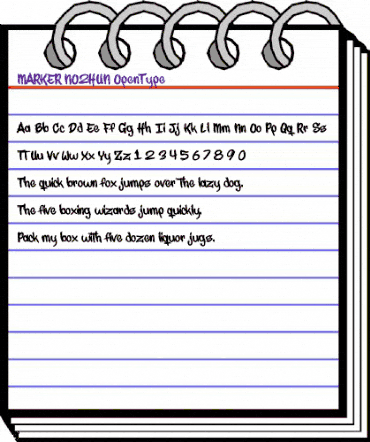 MARKER-NO2HUN Regular animated font preview MARKER-NO2HUN Regular animated font preview