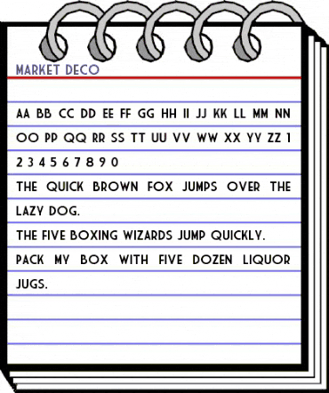 Market Deco Regular animated font preview Market Deco Regular animated font preview