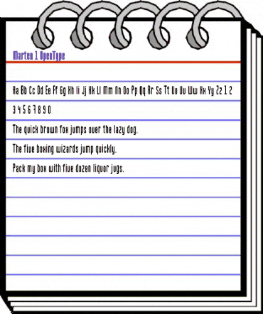 Marten Regular animated font preview Marten Regular animated font preview