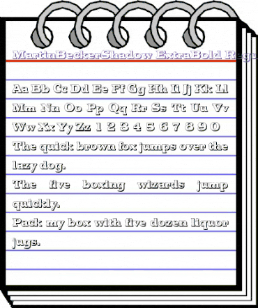 MartinBeckerShadow-ExtraBold Regular animated font preview MartinBeckerShadow-ExtraBold Regular animated font preview