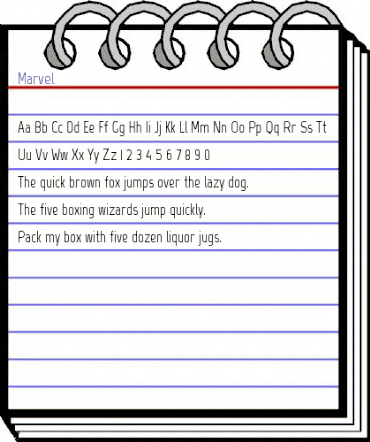 Marvel Regular animated font preview Marvel Regular animated font preview