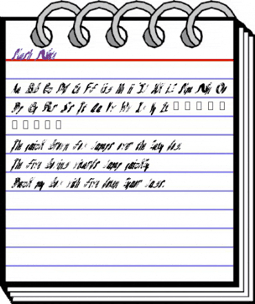 Mash Note Normal animated font preview