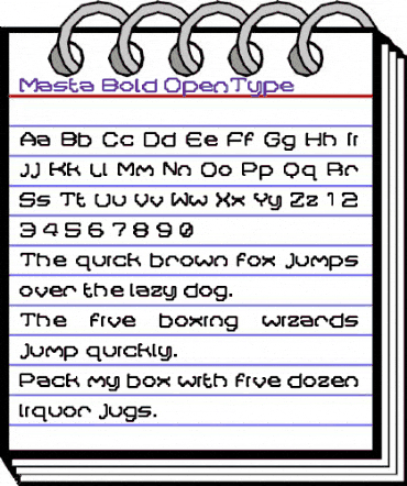 Masta Bold animated font preview Masta Bold animated font preview