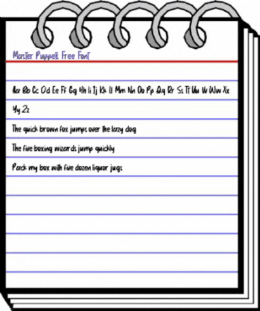 Master Puppets Free Font Regular animated font preview Master Puppets Free Font Regular animated font preview