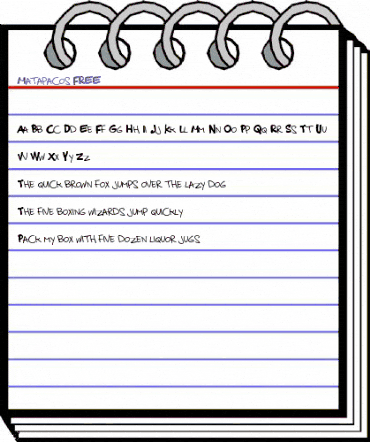 Matapacos FREE Regular animated font preview