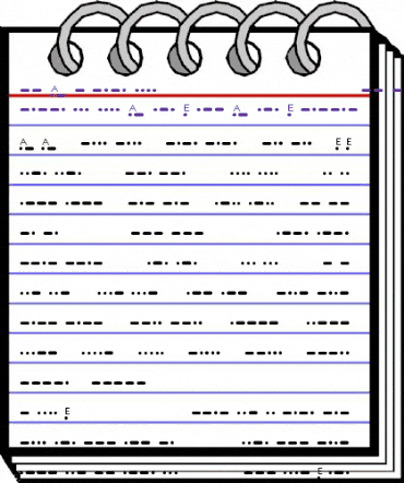 Match Morse (Shareware) Regular animated font preview