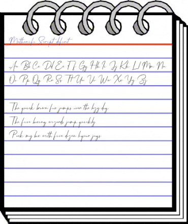 Mathanifo Script Regular animated font preview Mathanifo Script Regular animated font preview