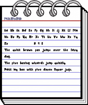 MAtRixOiD Regular animated font preview MAtRixOiD Regular animated font preview