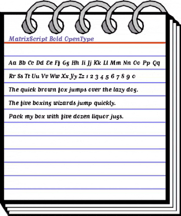 MatrixScript Bold animated font preview MatrixScript Bold animated font preview