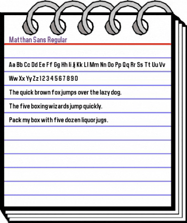 Matthan Sans Regular animated font preview Matthan Sans Regular animated font preview