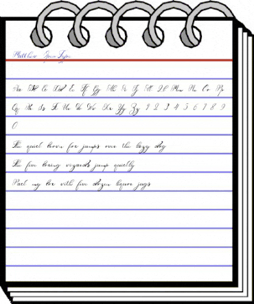 Matthew Regular animated font preview