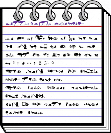 MattsPicts Regular animated font preview