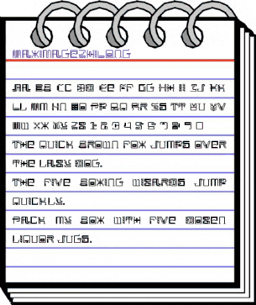 Maximage ZhiLong Regular animated font preview