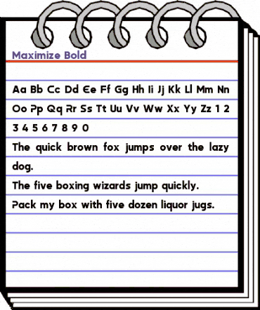 Maximize Bold animated font preview Maximize Bold animated font preview