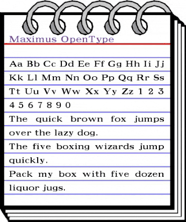 Maximus Medium animated font preview Maximus Medium animated font preview
