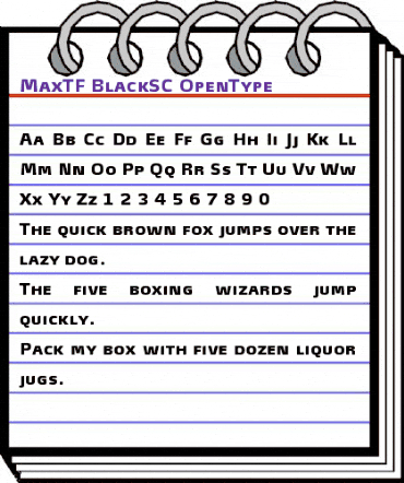 MaxTF-BlackSC Regular animated font preview MaxTF-BlackSC Regular animated font preview