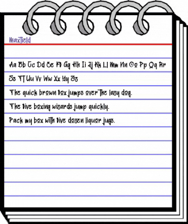 Maxtield Regular animated font preview Maxtield Regular animated font preview