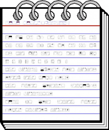 Maya Calendric Regular animated font preview