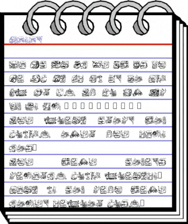 Mayan Normal animated font preview