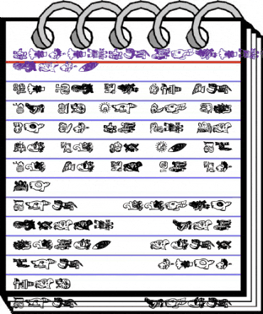 MayanMexicanSymbols Regular animated font preview MayanMexicanSymbols Regular animated font preview