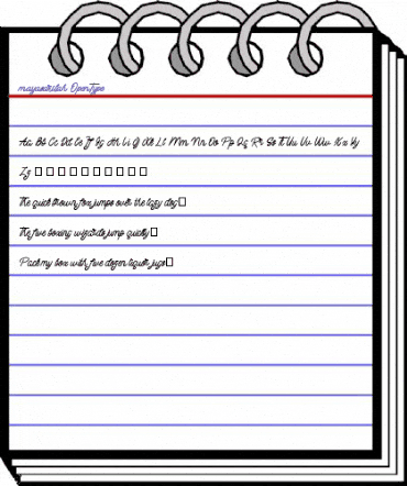 mayasarilah Regular animated font preview mayasarilah Regular animated font preview