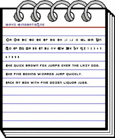 Mayo Regular animated font preview Mayo Regular animated font preview