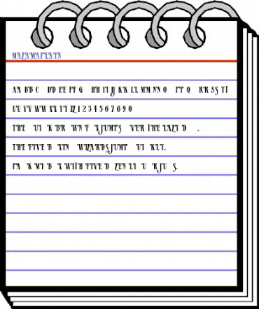 MazamaPlain Regular animated font preview MazamaPlain Regular animated font preview