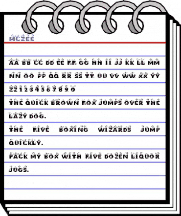 McZee Regular animated font preview McZee Regular animated font preview