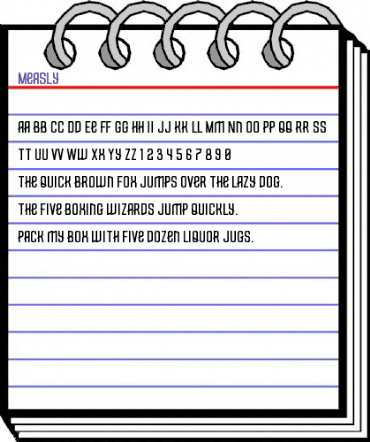 Measly Condensed SemiBold animated font preview Measly Condensed SemiBold animated font preview