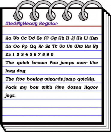 MedflyHeavy Regular animated font preview MedflyHeavy Regular animated font preview