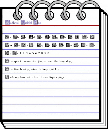 Medieval Initial One Regular animated font preview Medieval Initial One Regular animated font preview