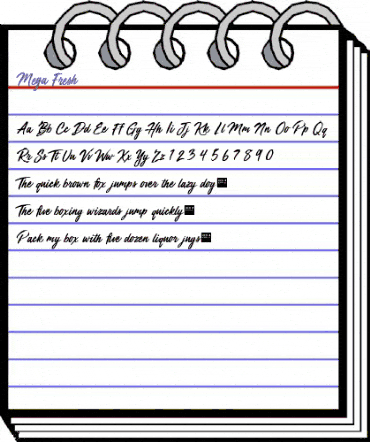 Mega Fresh - Demo Regular animated font preview Mega Fresh - Demo Regular animated font preview