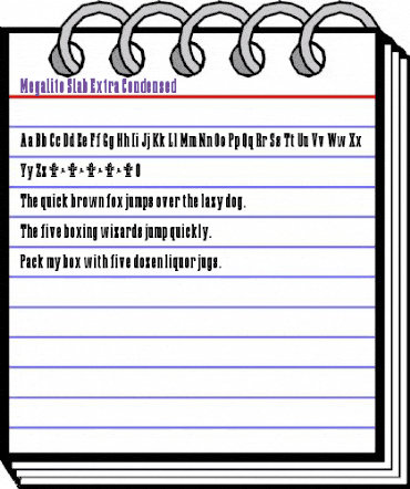 Megalito Slab ExtCond Regular animated font preview Megalito Slab ExtCond Regular animated font preview