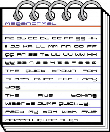 meganormal Regular animated font preview meganormal Regular animated font preview