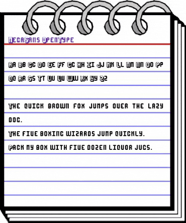 Mega Sans Regular animated font preview