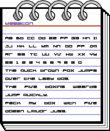 Megaton Regular animated font preview Megaton Regular animated font preview
