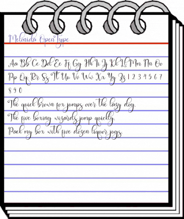 Melonida Regular animated font preview Melonida Regular animated font preview