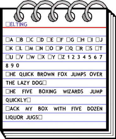 Melting Normal animated font preview Melting Normal animated font preview