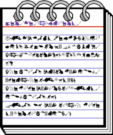 MensBestFriends Regular animated font preview