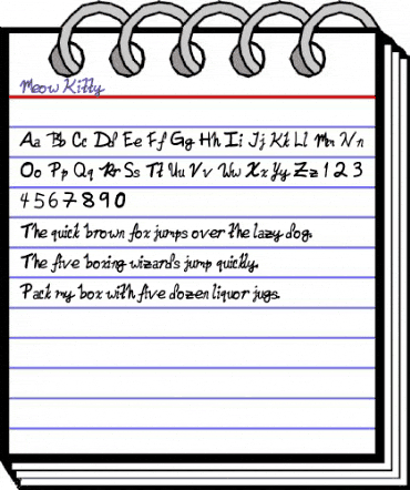Meow_Kitty Regular animated font preview Meow_Kitty Regular animated font preview