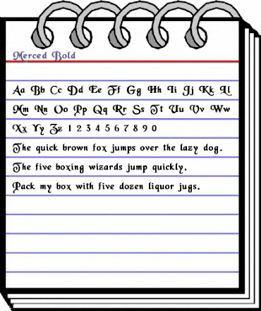 Merced-Bold Normal animated font preview Merced-Bold Normal animated font preview